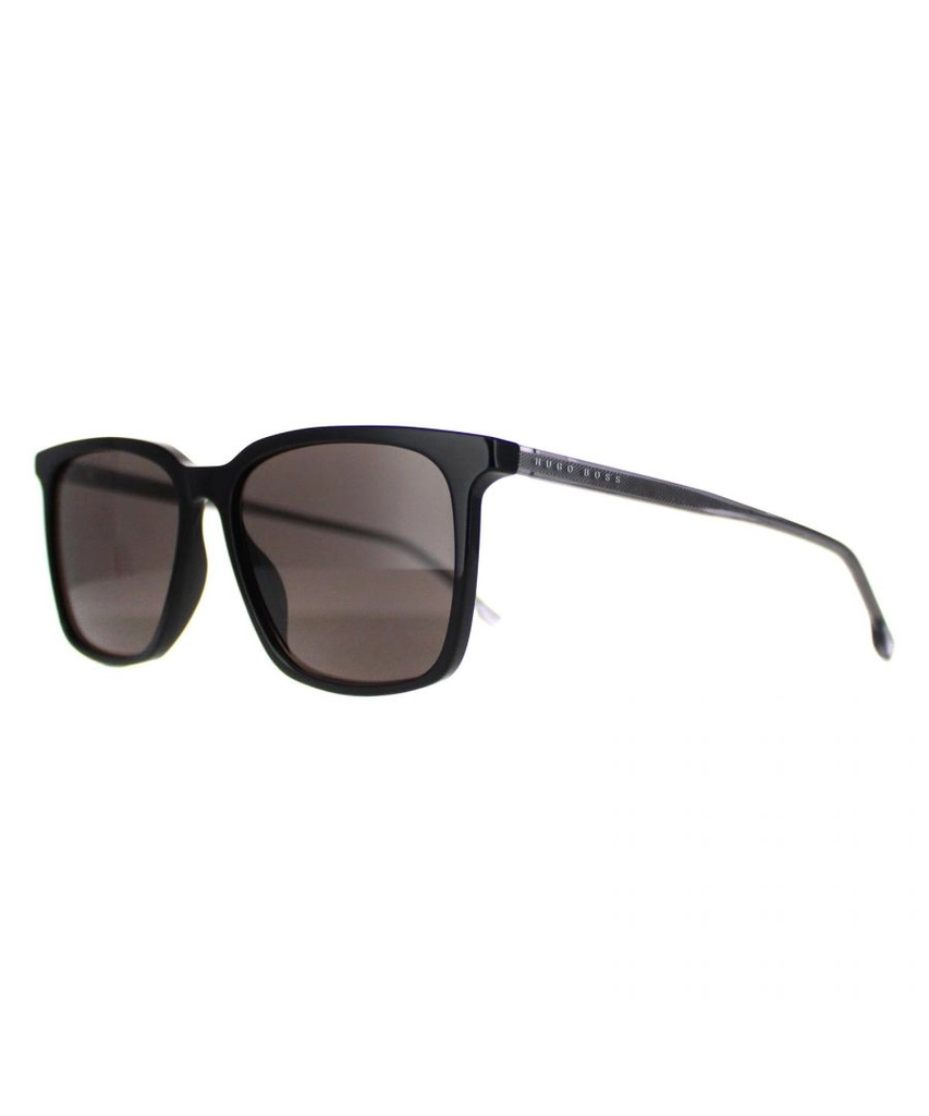 Hugo Boss Rectangle Mens Black Grey 1086/S/IT - One Size
